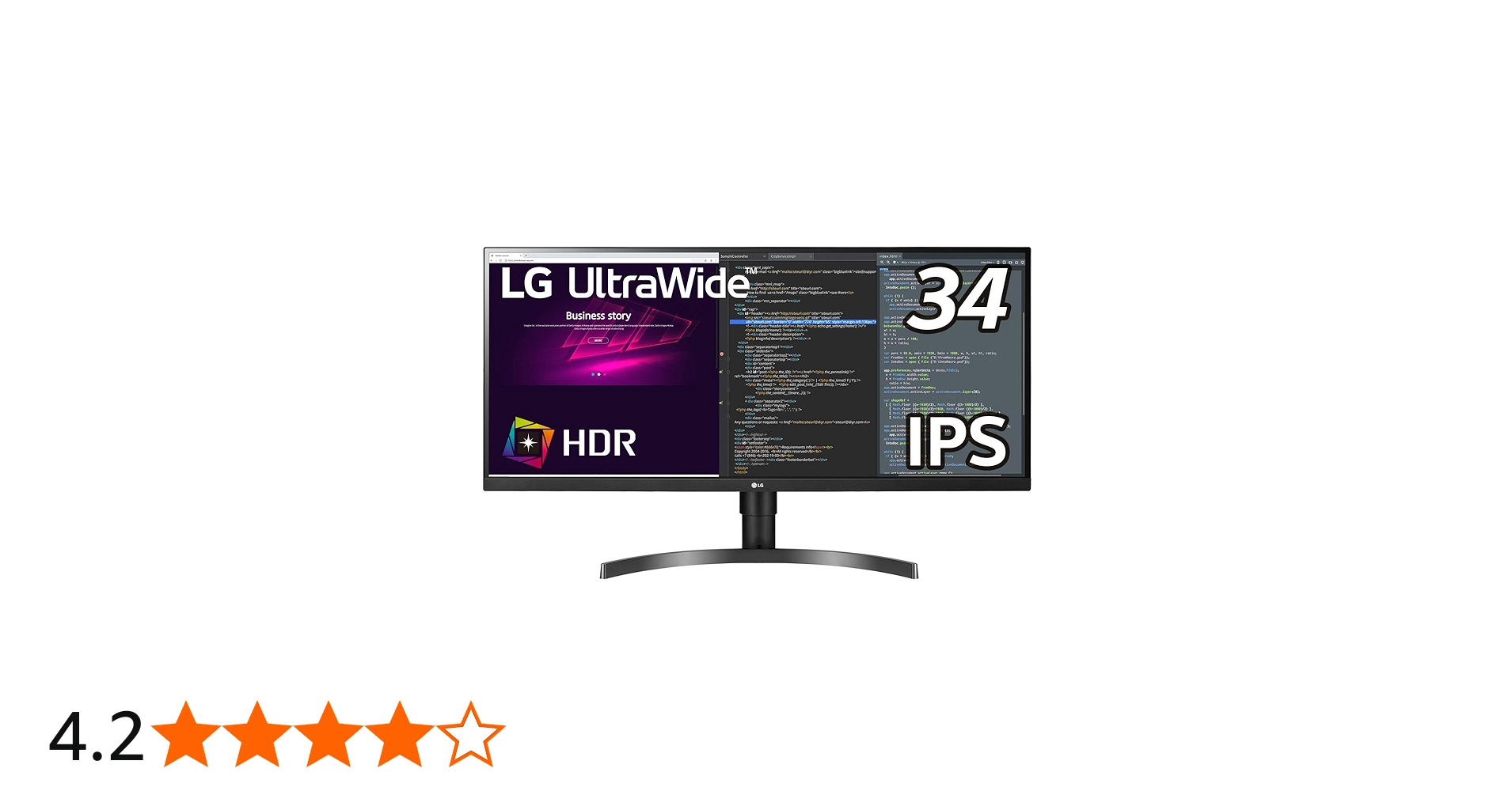 Amazon.co.jp: LG モニター ディスプレイ 34WN750-B 34インチ/3辺