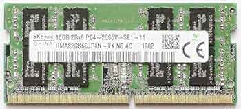 Amazon.co.jp: SK HYNIX 16GB 2RX8 DDR4 SO-DIMM PC4-21300 2666MHZ