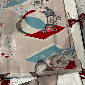 Amazon.co.jp: ふりふ 猫トランプ柄 浴衣 セオα 単衣 : おもちゃ