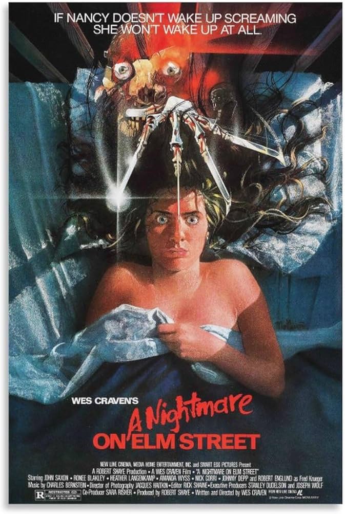 マクファーレン 3Dポスター エルム街の悪夢＆13日の金曜日