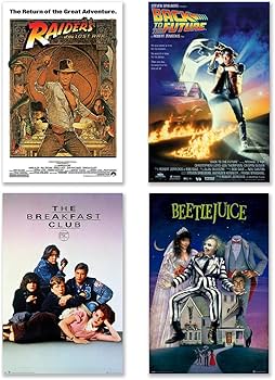 Amazon.co.jp: クラシック80年代映画ポスターセット(レイダーズ・オブ