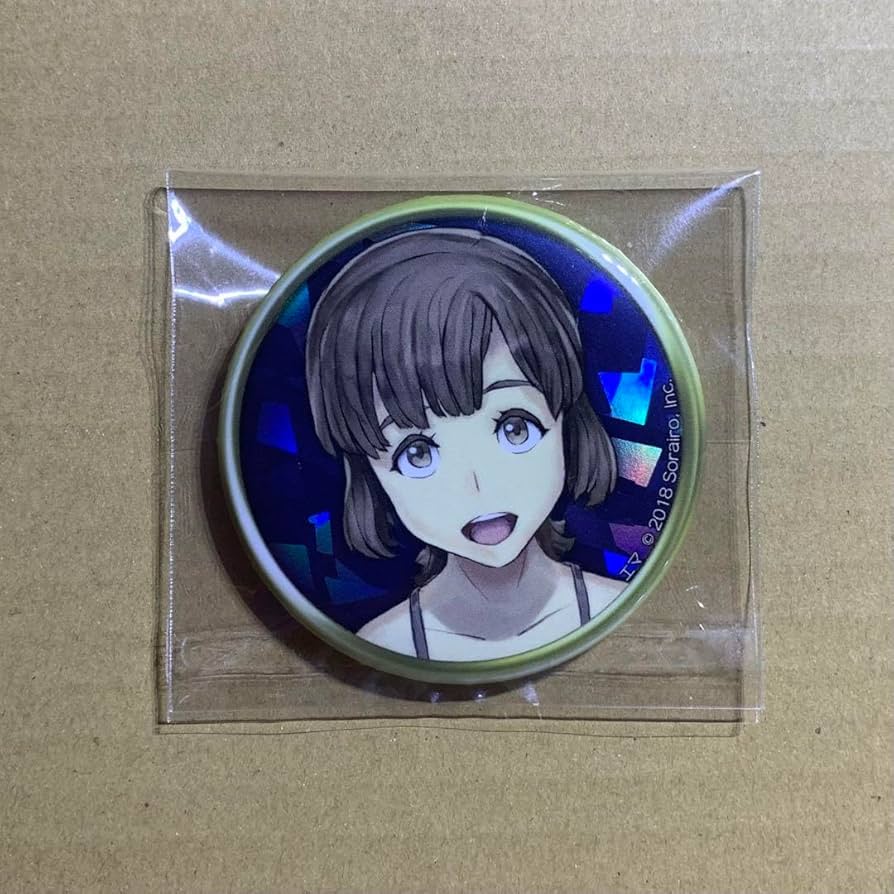 Amazon.co.jp: 人狼ジャッジメント 人狼J 缶バッジ sp1 青エマ ホロ