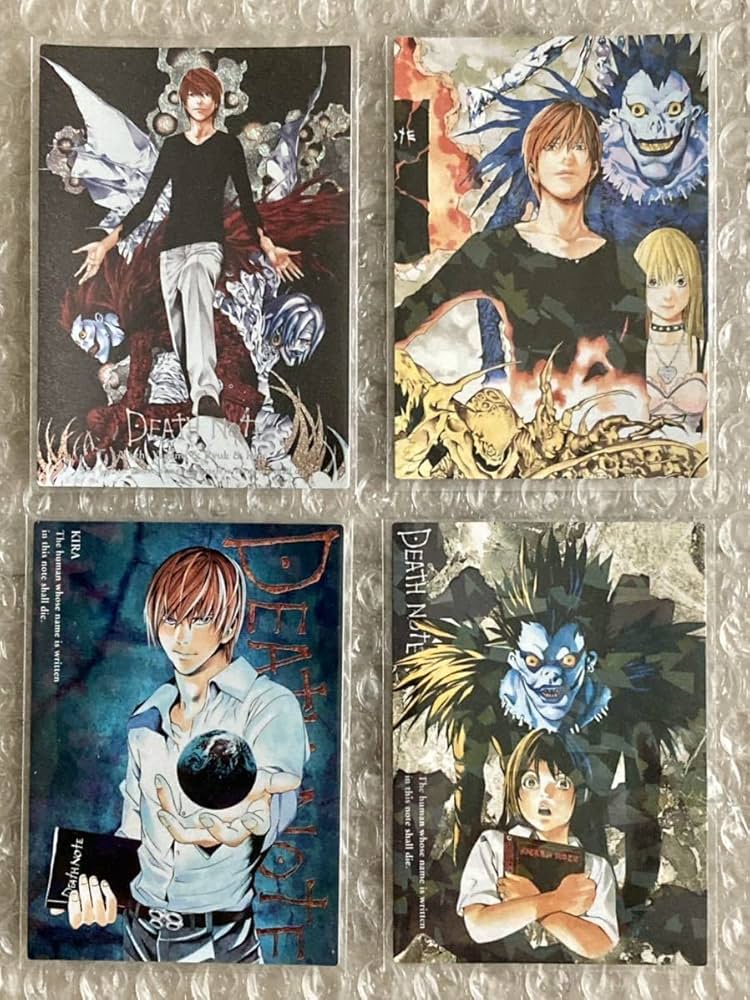 Amazon.co.jp: 4点セット コナミ DEATH NOTEトレーディングカード 特別