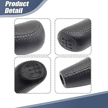 Amazon.co.jp: XQSMWF ブラック ギアシフトノブ 5速 レザー 54102-ST7