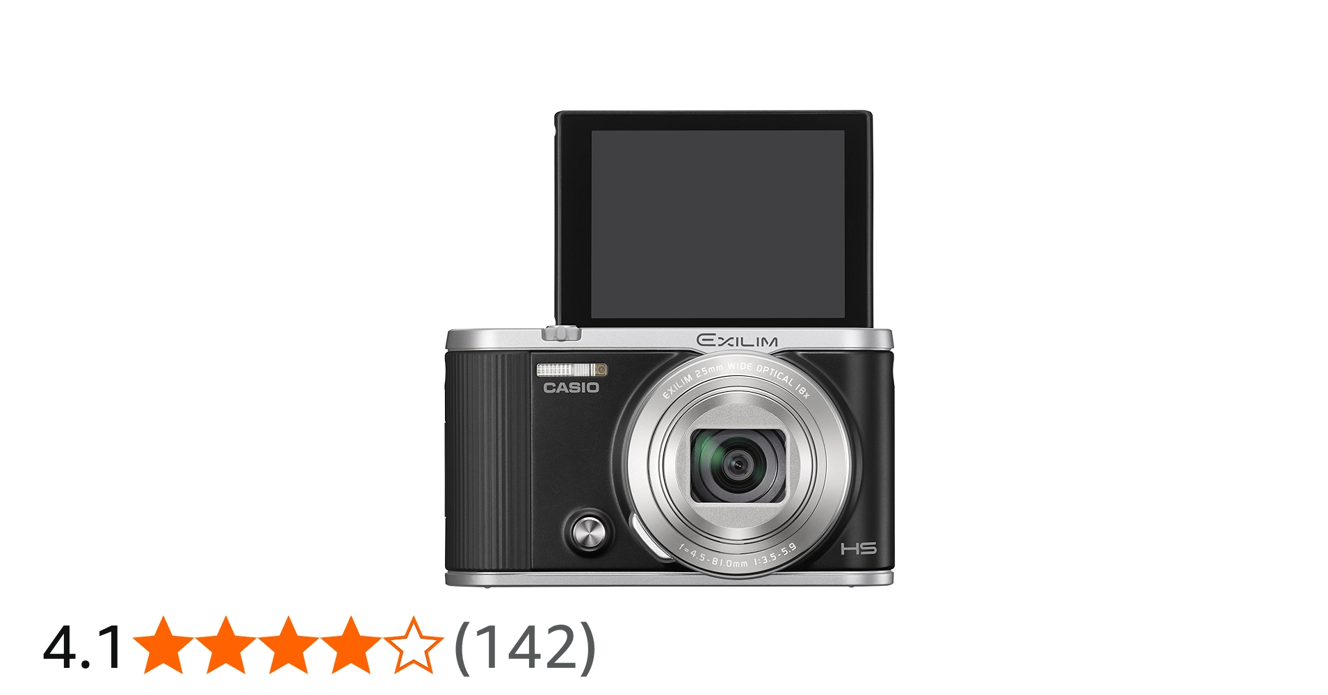 Amazon | CASIO デジタルカメラ EXILIM EX-ZR1800BK 自分撮り・みんな