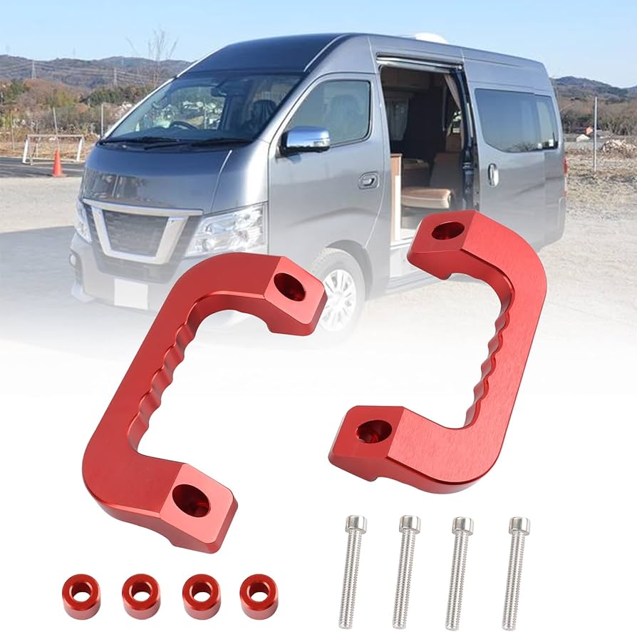 左右2個 キャラバン NV350 アシストグリップ 新品 ブラケット付属