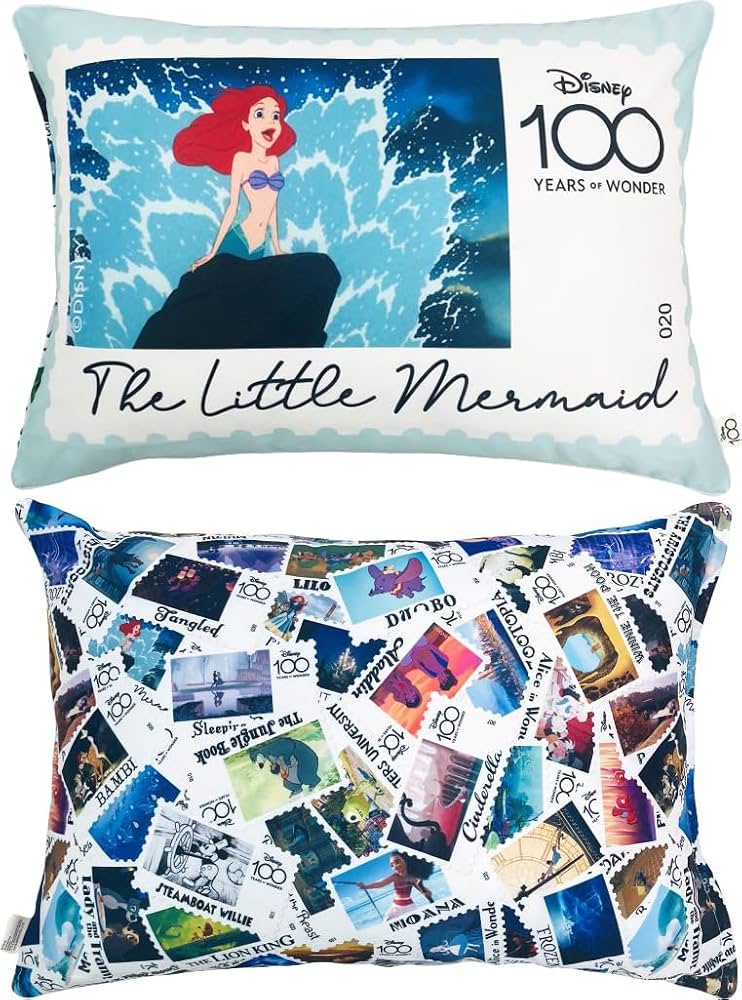 Amazon｜MORIPiLO ディズニー 枕カバー アリエル ブルー 43x63cm