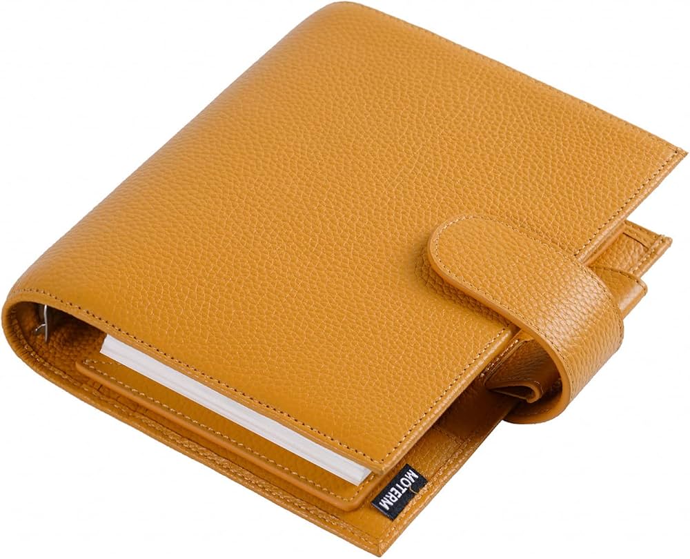 Amazon.co.jp: Moterm A6 Luxeリングプランナー - 本革バインダー