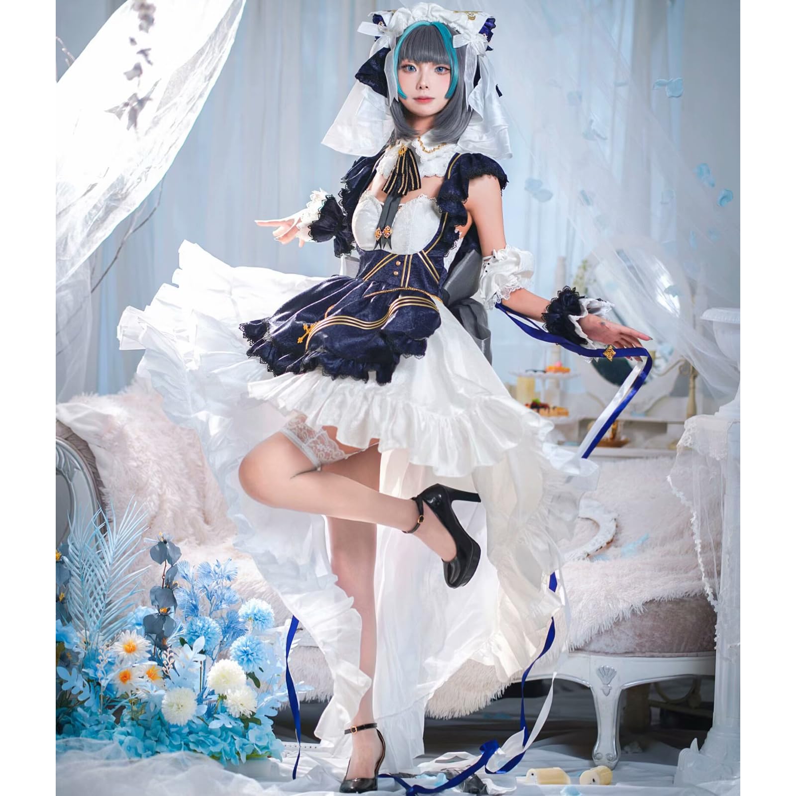 Amazon.co.jp: アズールレーン チェシャー Cheshire 柴郡猫 メイド服