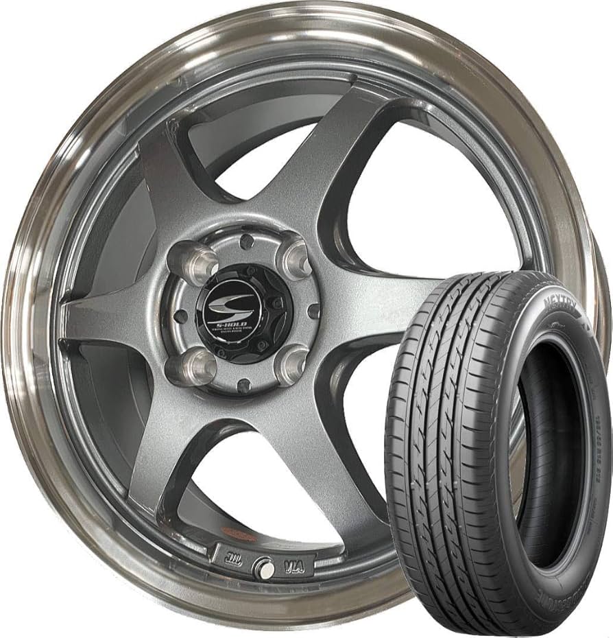 Amazon | 14インチ 1本セット サマータイヤ・ホイール BRIDGESTONE