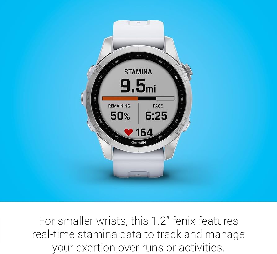 Amazon.com: Garmin fenix 7S, Smaller sized adventure smartwatch