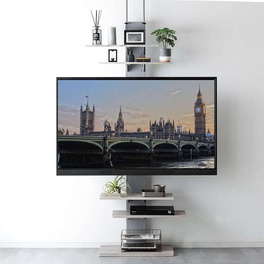 Amazon.co.jp: タンスのゲン テレビスタンド 壁寄せ 32型～65型対応