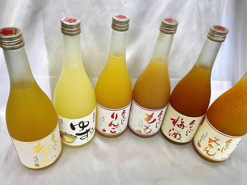 Amazon.co.jp: 梅乃宿 のみくらべ6本セット あらごしゆず・みかん・も