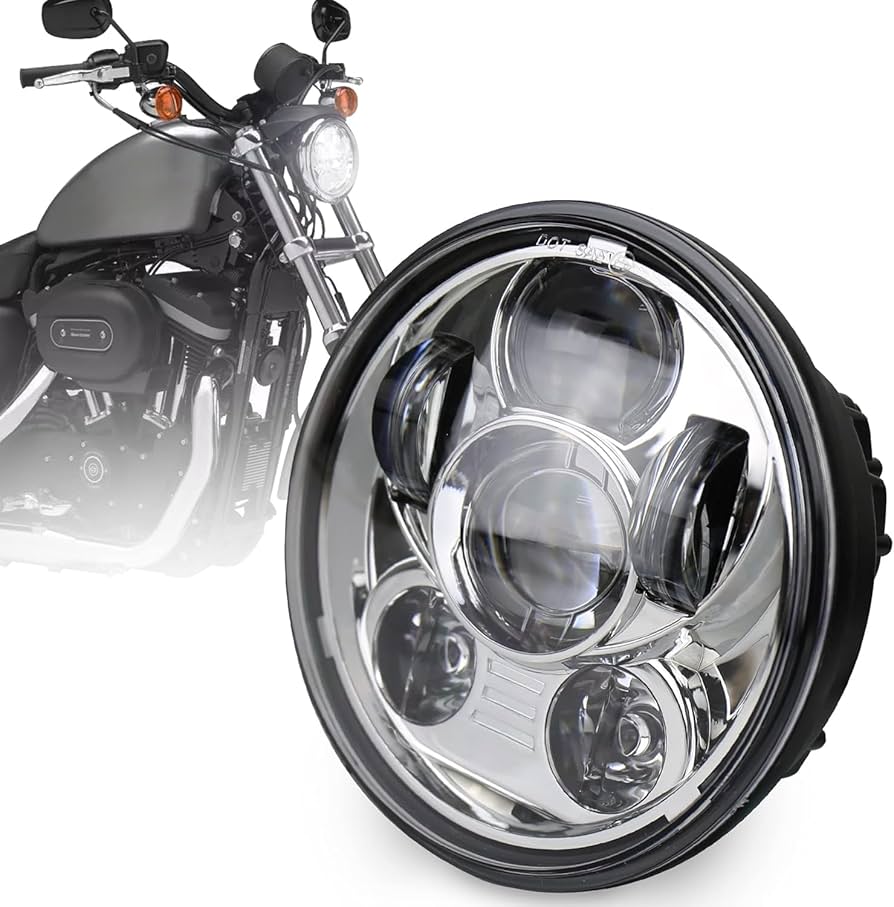 Amazon | MOVOTOR スポーツスター ヘッドライト led 車検対応 Hi/Lo