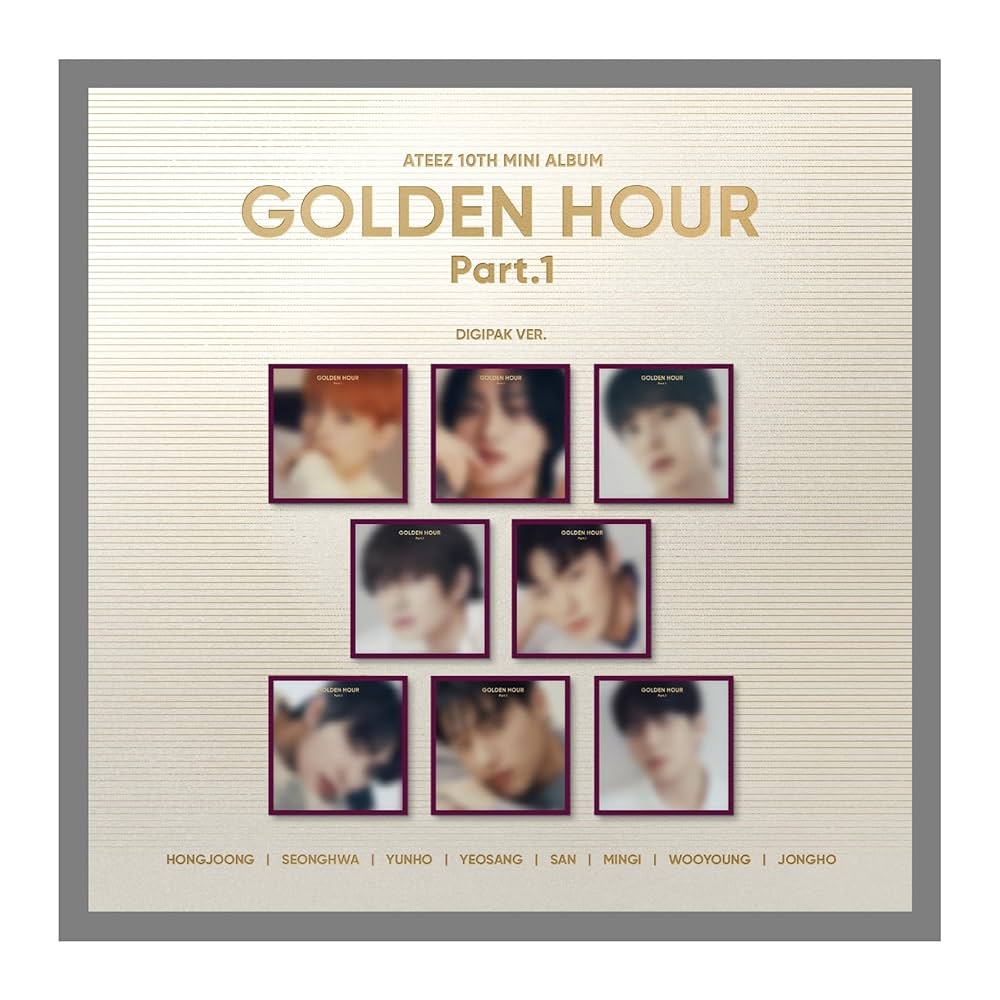 ATEEZ Golden Hour : Part.1 10th Mini Album Digipack Mingi Version