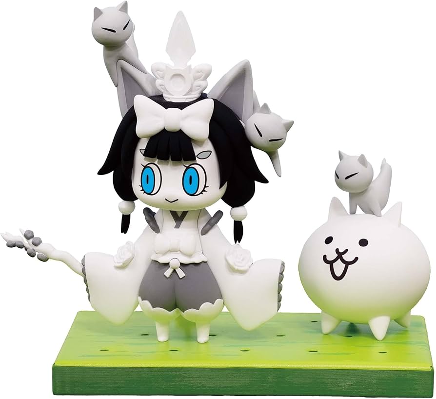 Amazon | にゃんこ*大戦争 フィギュア 巫女姫ミタマ にゃんこ軍団出陣