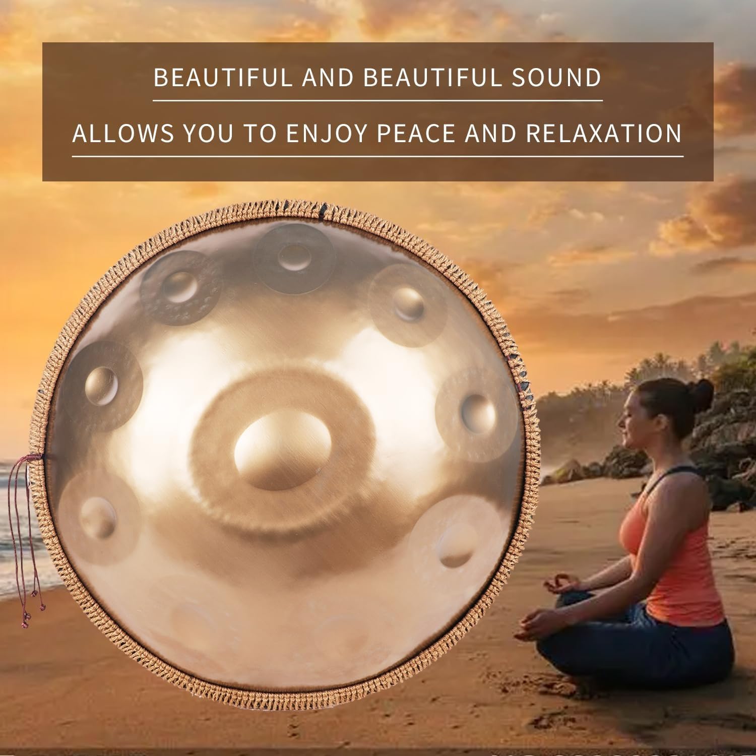 Amazon | ハンドパンドラム - ハンドパン スチールドラム - ハンド