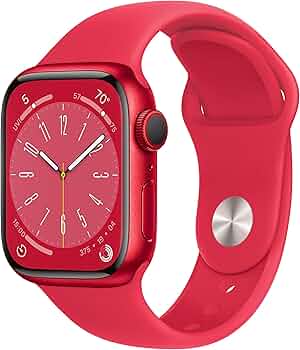 Amazon.com: Apple Watch Series 8 [GPS + Cellular, 41mm] - Red