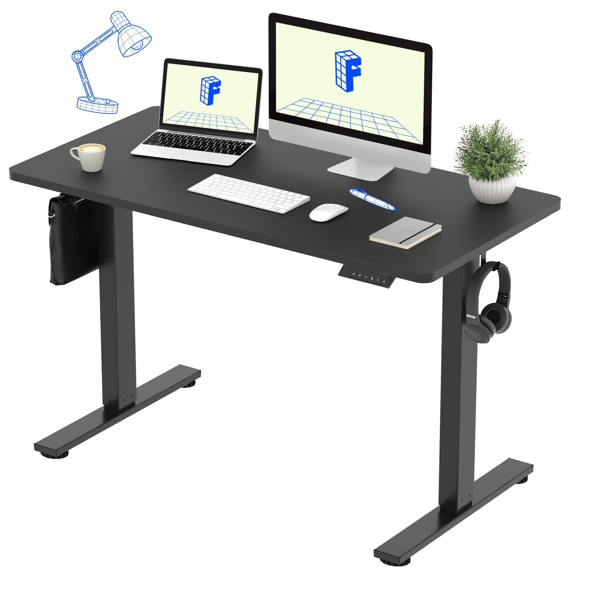 Amazon | FLEXISPOT 電動式スタンディングデスク(幅120×奥行60