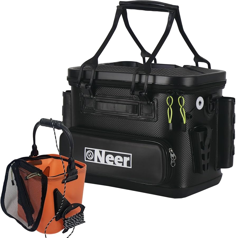 Amazon.co.jp: 【軽量、大容量】Neer バッカン タックルボックス