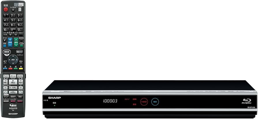 Amazon | シャープ 1TB 2チューナー ブルーレイレコーダー AQUOS BD