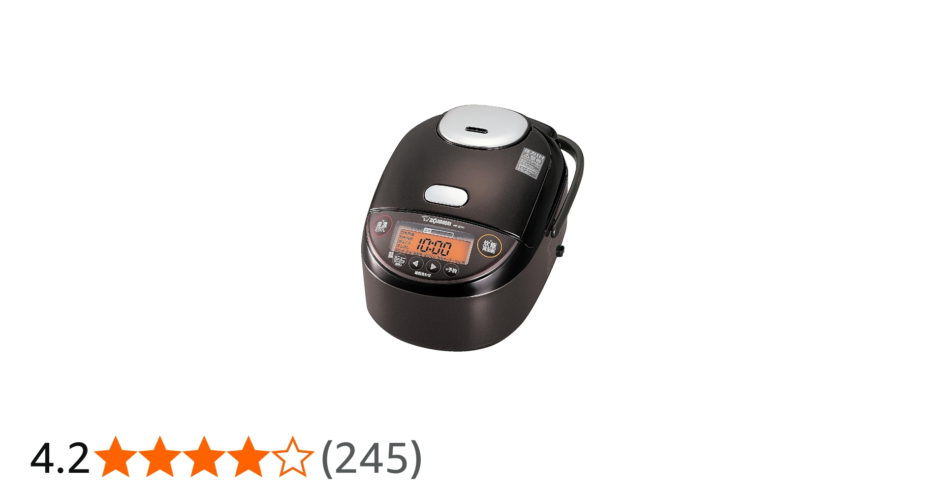 Amazon | 象印マホービン 炊飯器 5.5合 ダークブラウン NP-ZU10-TD