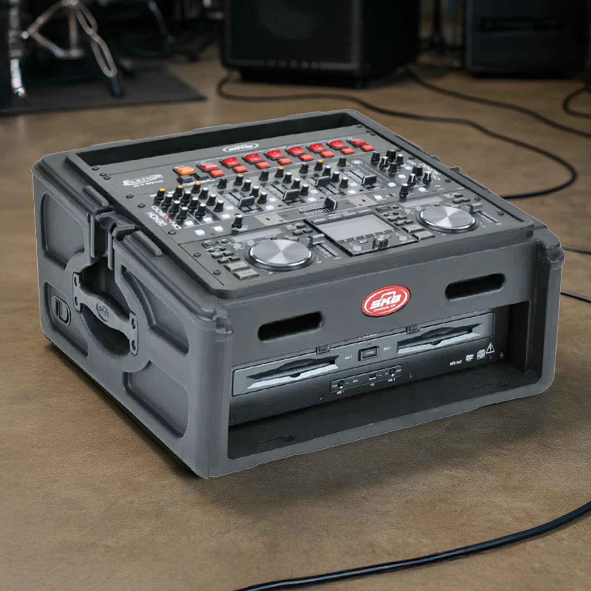 Amazon.com: SKB Roto Rack/Mixer Console, 10U Slanted Rackmount on