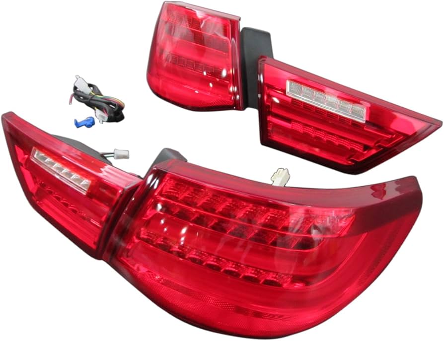 Amazon.co.jp: BRIGHTZ マークX 130 133 135 前期 ファイバーLEDテール