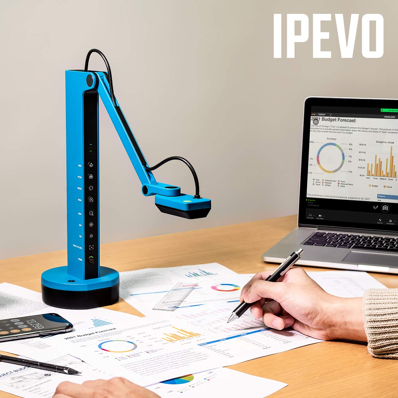 Amazon.co.jp: IPEVO VZ-X Wireless/HDMI/USB 800万画素書画カメラ