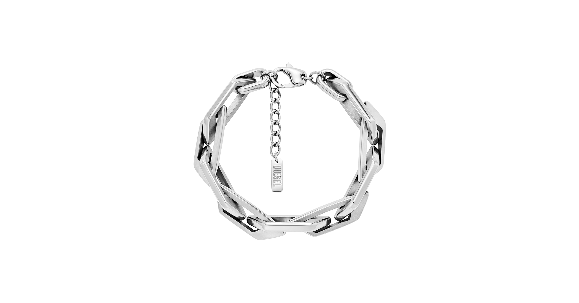 Amazon.co.jp: Diesel メンズ ステンレススチールチェーンブレスレット