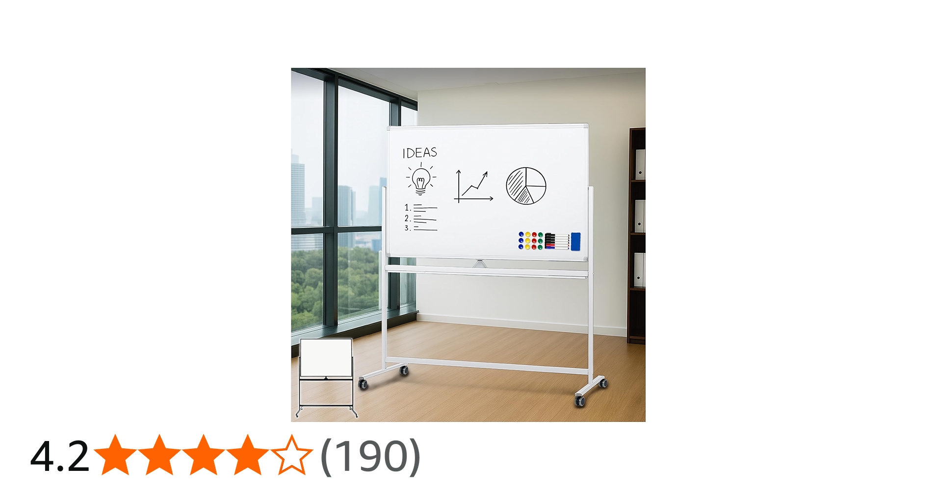 Amazon | 【1200mm×900mm】SKK ホワイトボード 【個人宅配送可】 自立