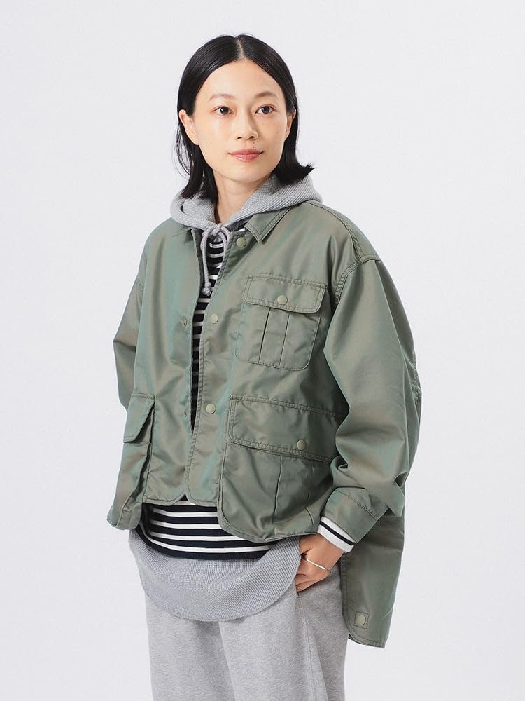 Amazon.co.jp: [ビームスボーイ] ブルゾン シャンブレー ギャバ