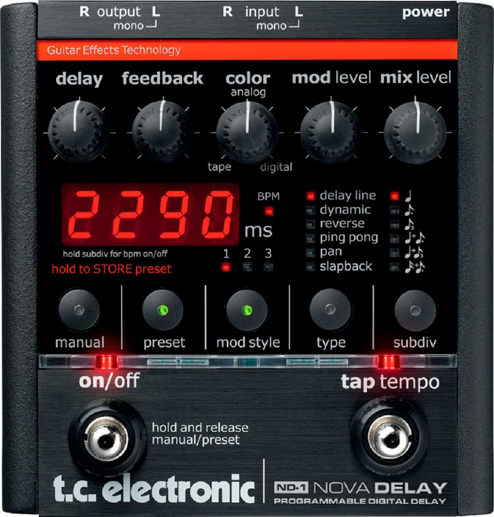 TC Electronic ND-1 Nova Delay Guitar Pedal : Amazon.ca: Musical