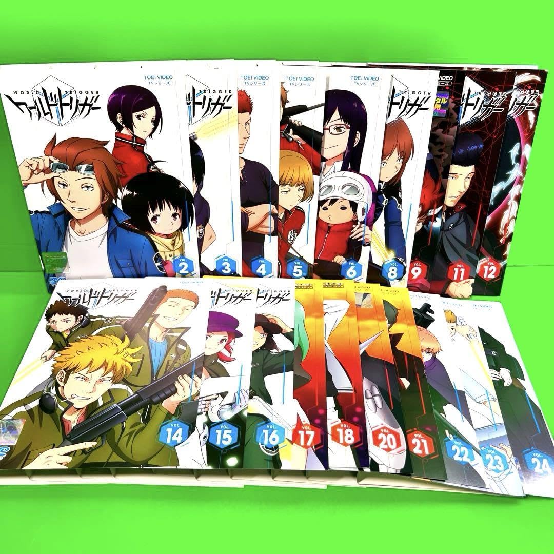 Amazon.co.jp: ケース付 ワールドトリガー DVD 1期?3期 全28巻 全巻