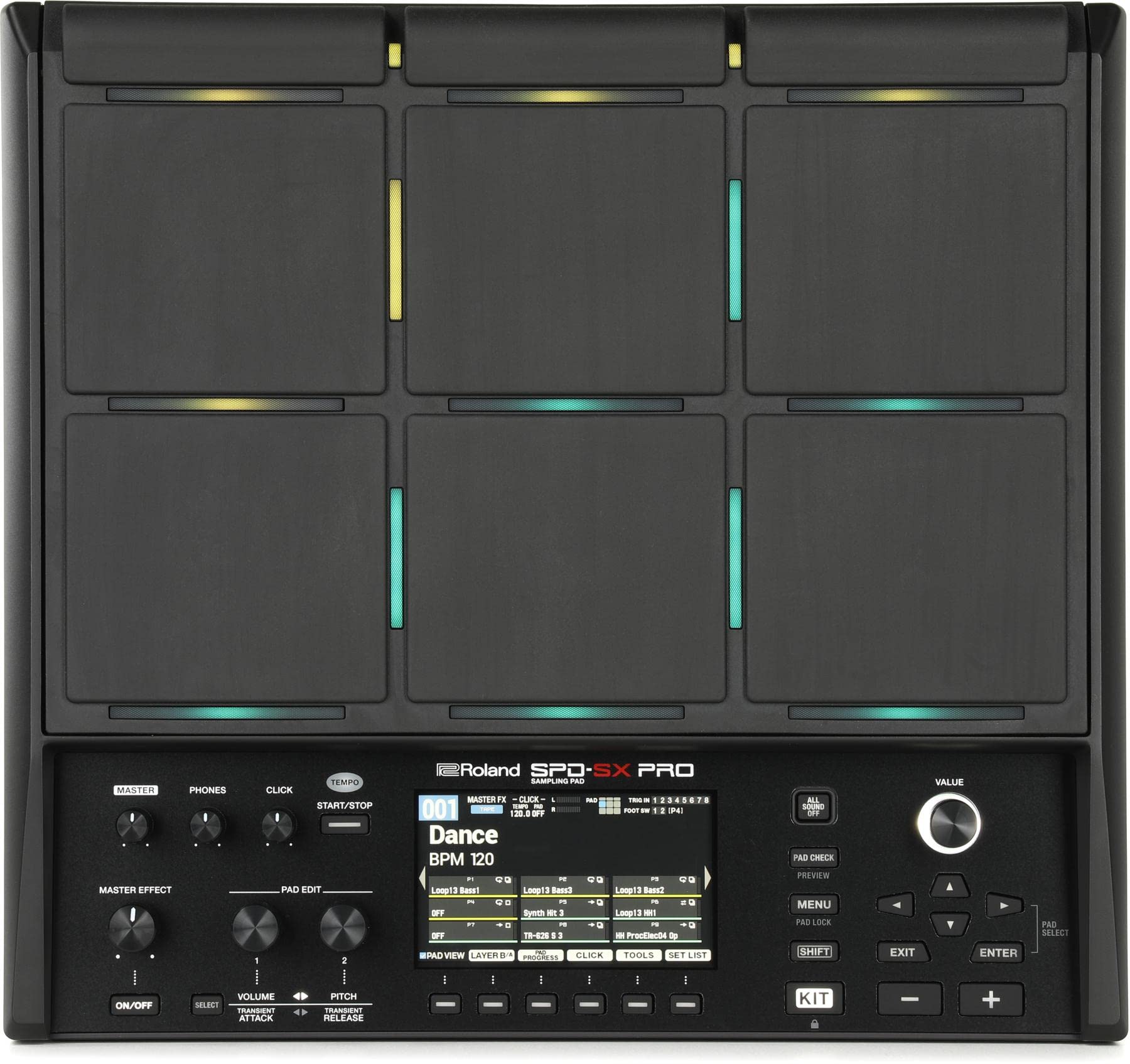 Amazon | Roland ローランド サンプリングパッドSPD-SX PRO LCDカラー