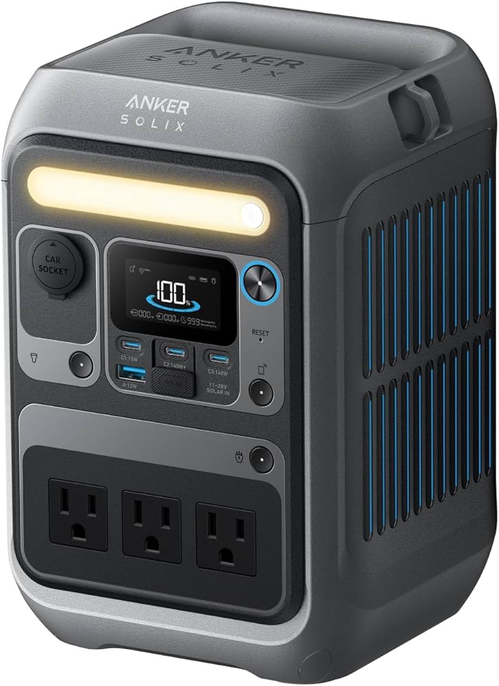 Amazon.com: Anker Portable Power Station SOLIX C300, 288Wh LiFePO4