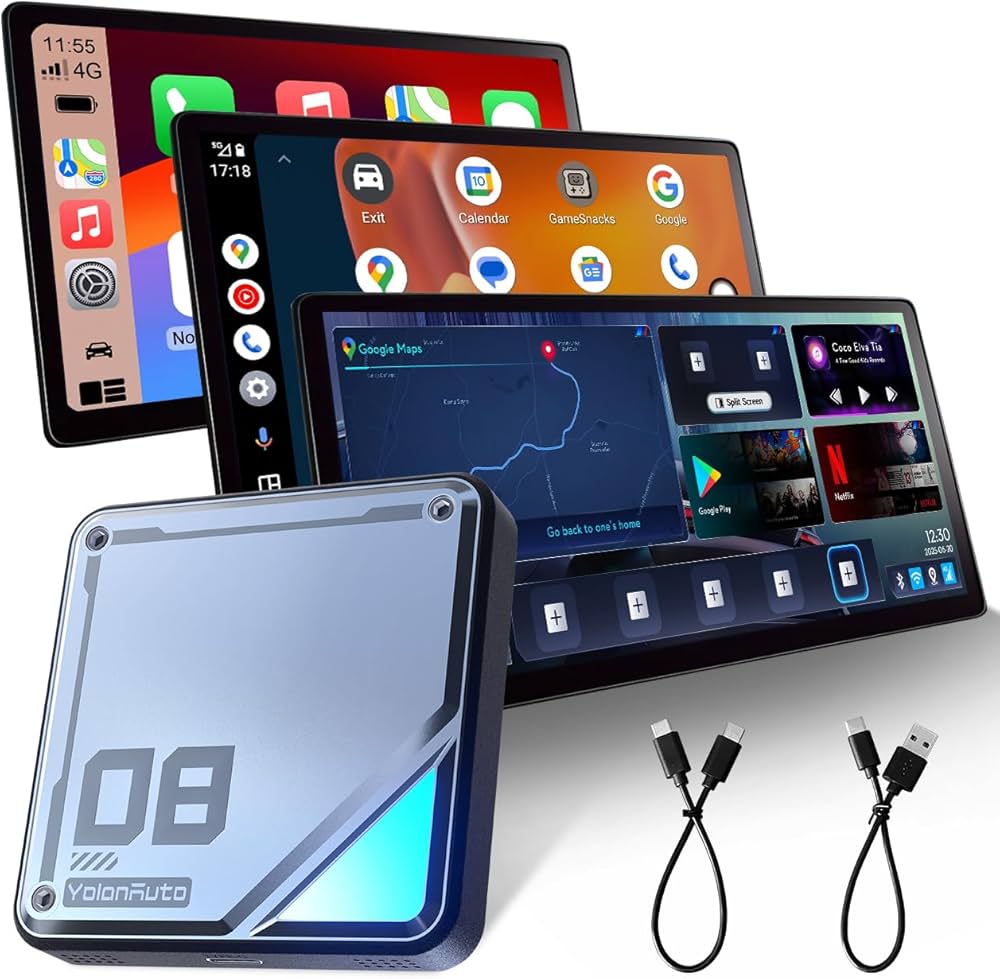 Amazon.co.jp: BMW専用 YolanAuto CarPlay AI Box Android 13 マルチ