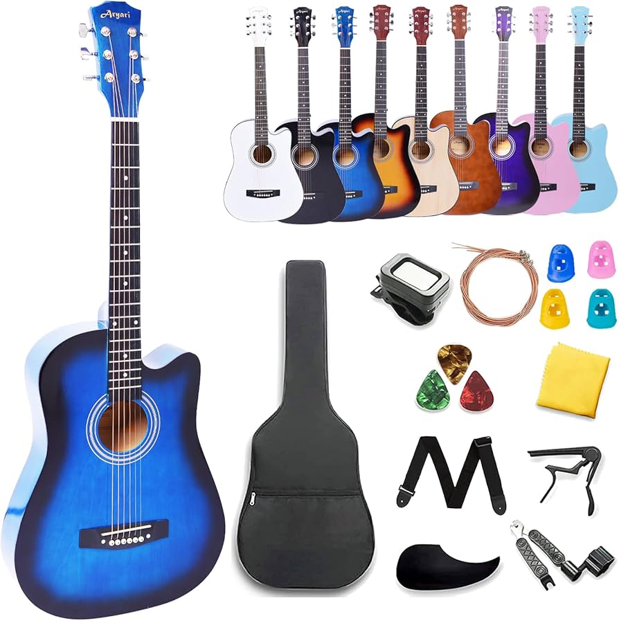 Amazon | Aryari アコースティックギター 初心者セット 38インチ 22点
