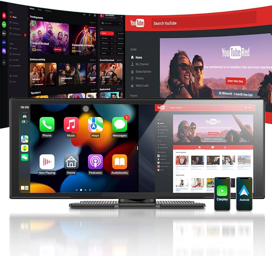 Amazon.co.jp: Spedal 3 in 1 ディスプレイオーディオ 双Wi-Fi YouTube