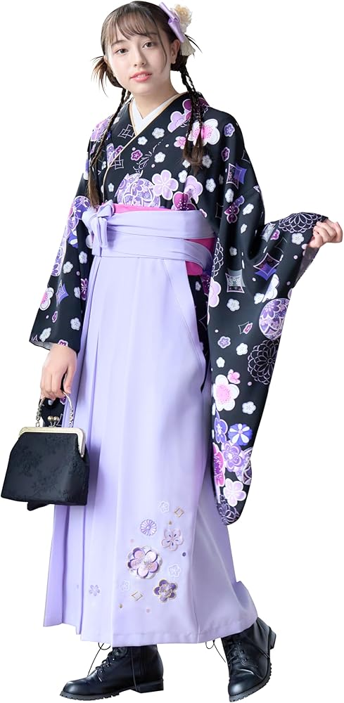 Amazon | [アリサナ] 袴 小学生 セット 卒業式 女の子 着付け不要 簡単