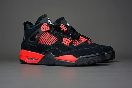 Amazon | Jordan Mens Air Jordan 4 Retro CT8527 016 Red Thunder
