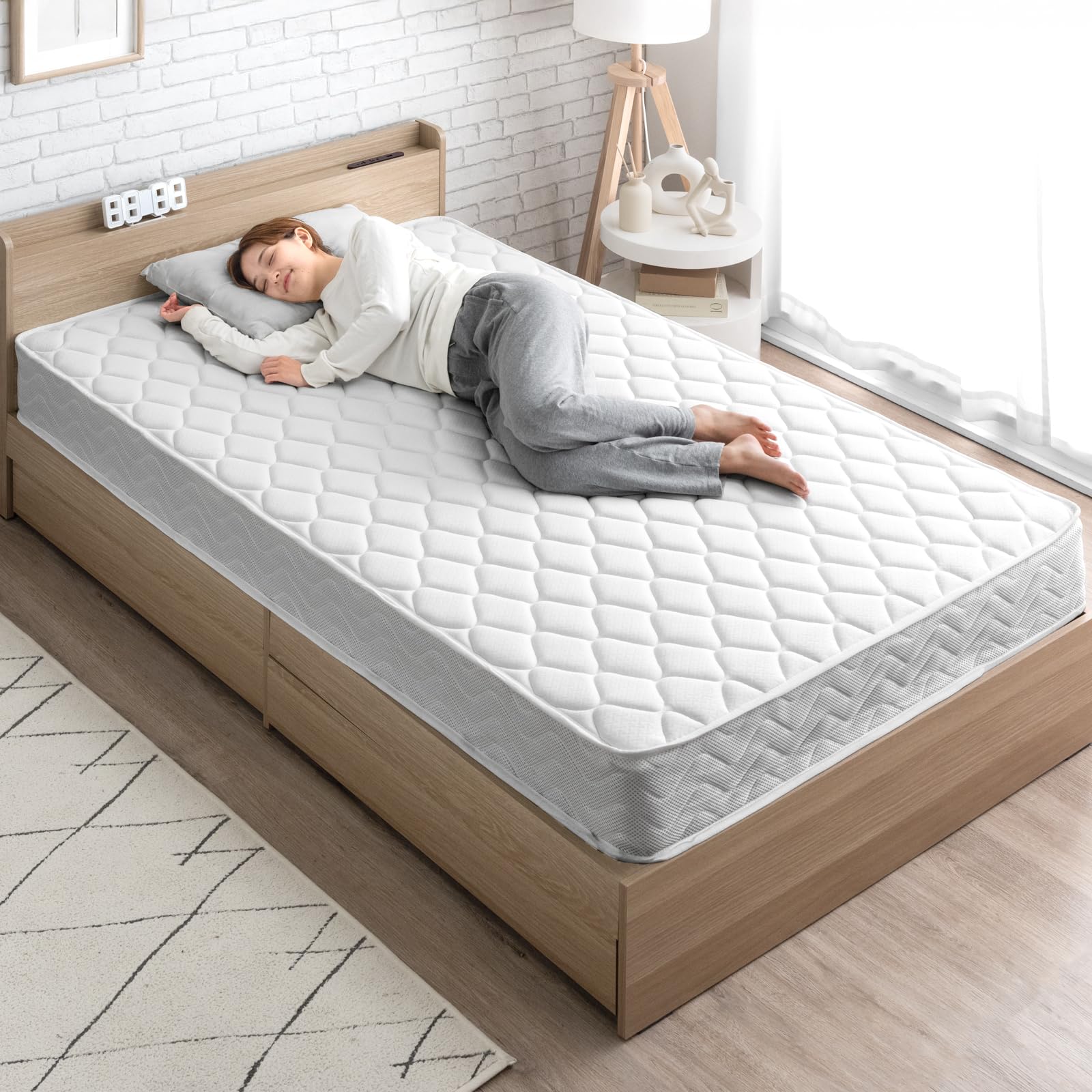 Amazon.co.jp: タンスのゲン マットレス シングル【硬めの寝心地 高