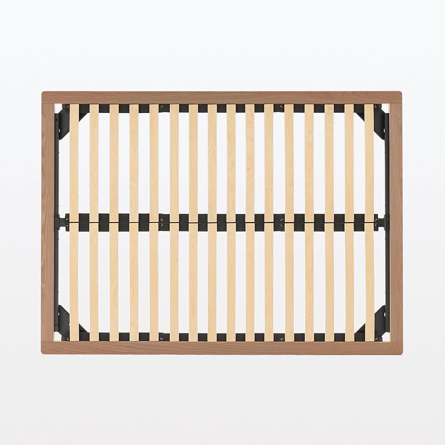 Amazon｜無印良品 木製ベッドフレーム セミダブルサイズ 幅123×奥行202