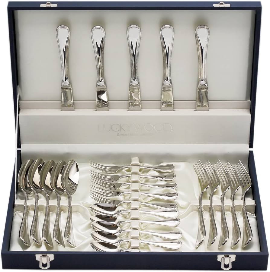 Amazon.co.jp: ラッキーウッド【カトラリーセット】【フレンチ