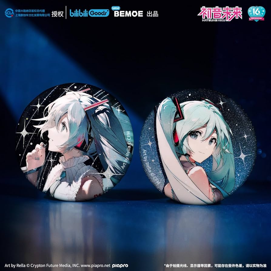 初音ミク 16th 缶バッジ まとめ売りbilibili 初音ミク 16th 缶バッジ