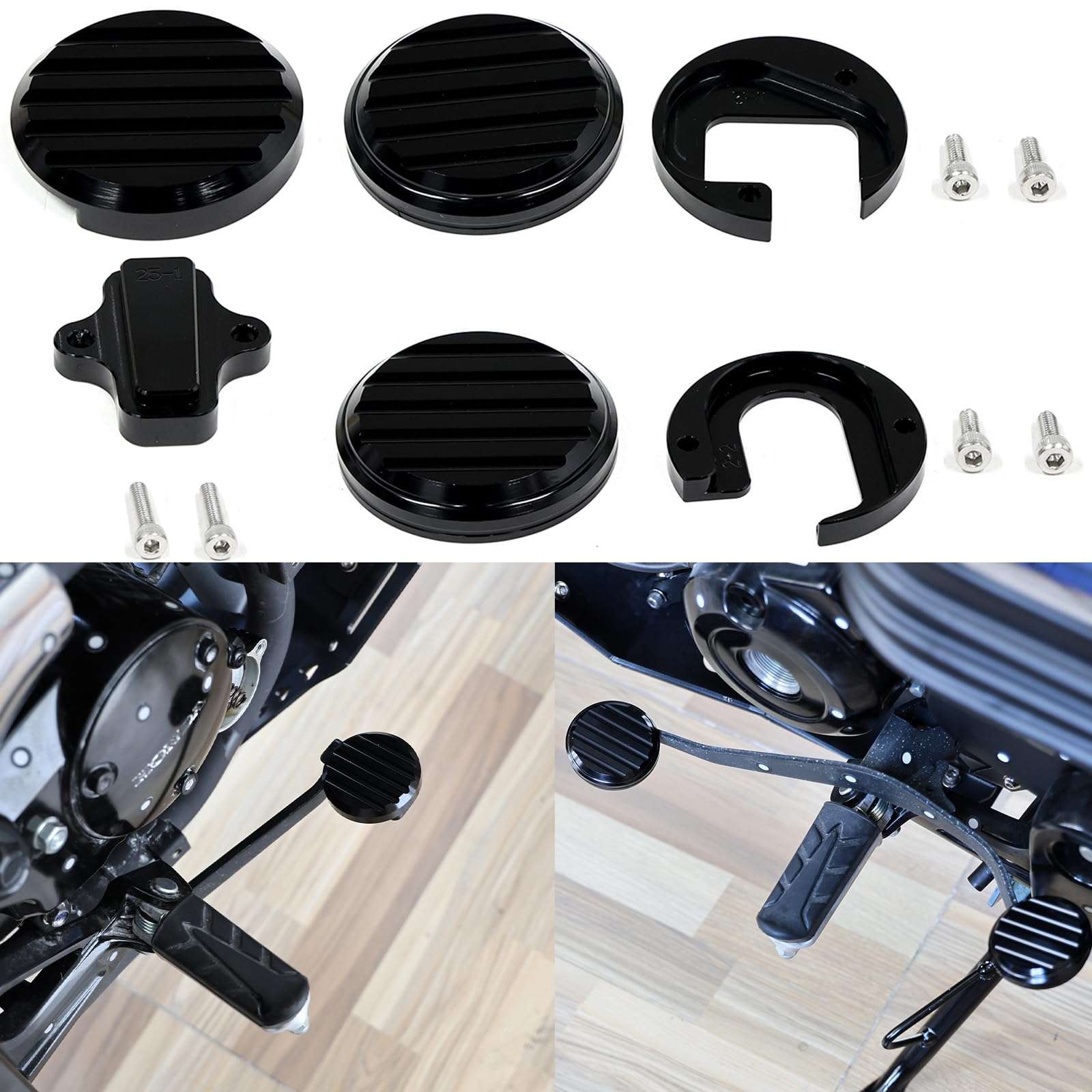 Amazon | ダックス125 右ブレーキペダルカバー DAX 125 バイク 左