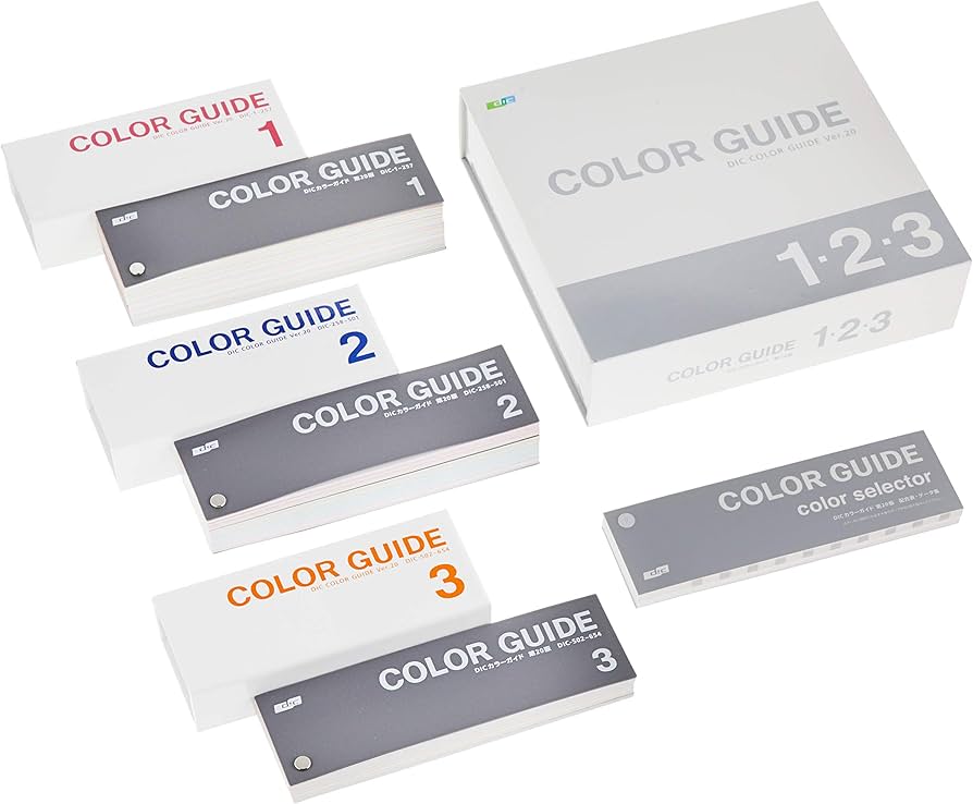 Amazon | DIC カラーガイドPART1 1巻・2巻・3巻 第20版 | 配色カード