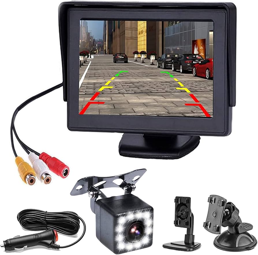 Amazon.co.jp: Tigwiss バックカメラモニターセット 4.3インチLCD