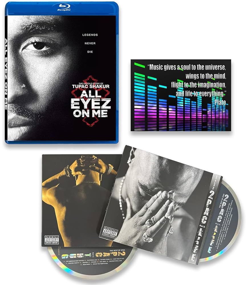 Tupac Shakur - Tupac Shakur Bluray + CD Collection: All Eyez On Me