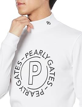 Amazon | [パーリーゲイツ] メンズ 長袖 モックネックシャツ カノコ